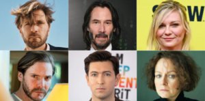 The Entertainment System is Down – Ruben Östlund, Keanu Reeves, Kirsten Dunst, Daniel Brühl, Nicholas Braun, Samantha Morton (A24)